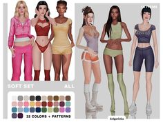 Soft set (all) | Patreon Sims 4 Y2k, Nostalgic 2000s, 2000s Vibe, The Sims 4 Packs, Sims 4 Game Mods, Sims 4 Cc Folder