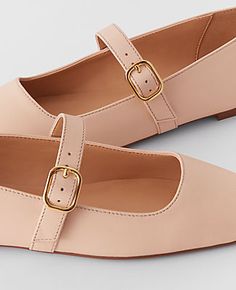 Elevate your wardrobe with the Ann Taylor Buckle Mary Jane Leather Flats, a chic reinterpretation of a timeless style. These flats are designed to enhance any outfit with their elegant Pearl Shadow hue and contemporary rounded pointy toe.

- Size: 8 (Regular)
- Color: Pearl Shadow
- Material: Leather
- Gender: Female
- Features: Adjustable buckle at vamp for a secure fit, padded footbed for complete comfort, subtle 1/4" heel

Crafted with meticulous attention to detail, these flats are perfect f Mary Jane Ballet Flats With Buckle And Pointed Toe, Pointed Toe Mary Janes With Buckle For Work, Workwear Mary Janes With Buckle Closure And Pointed Toe, Mary Jane Flats With Buckle Closure And Pointed Toe, Almond Toe Ballet Flats With Buckle For Work, Spring Workwear Mary Janes With Buckle Closure, Flat Mary Janes With Buckle Closure For Work, Leather Buckle, Leather Flats