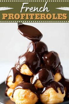 Profiteroles with Pastry Cream - Insanely Good Chocolate Covered Cream Puffs, Homemade Cannoli Recipe, Mini Cream Puff, Profiteroles Recipe, Cream Puffs Recipe, Cream Puffs Easy, Chocolate Cream Puff, Superbowl Desserts, Cannoli Recipe