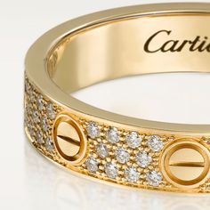 Wedding Ring Yellow Gold, Cartier Love Wedding Band, Channel Set Wedding Band, Wedding Band Diamond, Cartier Love Ring, Forever Jewelry, Luxury Rings, Yellow Gold Engagement, Yellow Gold Engagement Rings