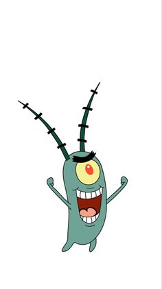 an animated cartoon character with spikes on his head