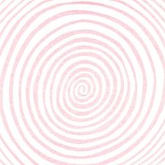 an abstract pink and white background with spirals in the center, as well as circles