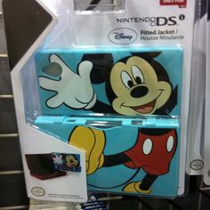 this is an image of a mickey mouse case for the nintendo wii game console controller