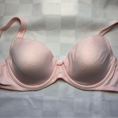 Victoria’s Secret Body By Victoria Pink Underwire Bra - Size: 36c - Condition: Excellent Used Condition - Color: Pink - Style/Features: Super Soft Fabric, Adjustable Elastic Straps, Double Hook/Eye Closure, Hand Wash - Materials: 60% Nylon, 40% Lycra/Spandex If You Like This Victoria's Secret Pink Underwire Bra, Make It Yours Today! Fitted Pink Padded Nursing Bra, Victoria's Secret Classic Underwire Bra, Classic Underwire Bra For Spring, Lacey Bra, Coverage Bras, Victoria Secret Body, Metal Lace, Pink Style, Pretty Lingerie