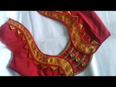 Paithani Saree Blouse design - YouTube Paithani Saree Blouse Design, Latest Blouse Back Neck Designs, Paithani Blouse, Saree Blouse Design, 50 Blouse Designs, Silk Saree Blouse Designs Patterns, Lace Blouse Design, Blouse Back Neck, Saree Blouse Neck Designs