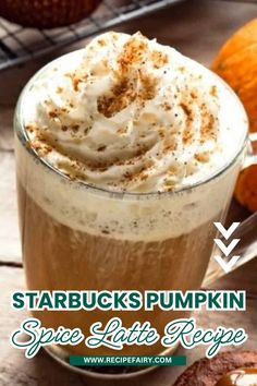 starbucks pumpkin spice latte recipe