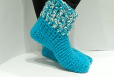 Crochet slipper boots/womens slippers/womens slipper boots/slipper boots/crochet womens slippers handmade/house shoes/crochet wool slippers A beautiful pair of women's boot/crochet slippers. Made of wool yarn they are so soft, warm, cozy to wear and have a lot of bulk for extra comfort. Soles are covered with latex, which makes them not slippery to walk and give it a long life. To make a slippers takes 3-5 days. If you want any other colors or size, please contact me. CARE: gently handwash in wa Cozy Crochet Slippers For Winter, Crochet Round Toe Slippers For Winter, Winter Crochet Slippers With Round Toe, Cozy Yarn Slippers With Round Toe, Crochet Yarn Slippers With Round Toe, Cozy Handmade Booties With Round Toe, Crochet Booties With Round Toe For Winter, Casual Crochet Booties With Round Toe, Crochet Yarn Booties With Round Toe