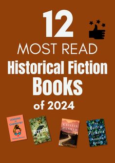 the cover of 12 most read historical fiction books of 2012, including twelve novels and two short stories