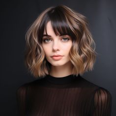 11 Creative Bob Hair Ideas for a Fresh Look Short Hair With Highlights, Boho Short Hair, Cool Short Hair, Blonde Highlights Short Hair, Straight Hair Highlights, Elegant Short Hair, Short Layered Bob, Sleek Short Hair, Modern Short Hairstyles