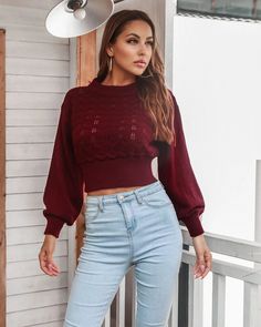 47285037203775|47285037236543|47285037269311 Short Sweaters, Sleeve Crop Sweater, Classic Cardigan, Crop Sweater, Cozy Outfit, Lantern Sleeve, Mock Neck Sweater, Lantern Sleeves, Sweater And Shorts