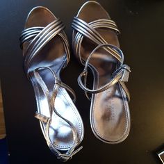 Ralph Lauren Shoes Brand New. Just Tried On But Has Little Scratches Nothing Bad Or Serious Ralph Lauren High Heels For Party, Ralph Lauren Round Toe Heels For Party, Lauren Gray, Ralph Lauren Shoes, Shoes Brand, Shoes Color, Shoe Brands, Black Gray, Shoes Women Heels