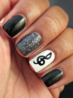 Music Nail Art, Pretty Nail Designs, Christmas Nails Acrylic, Thanksgiving Nails