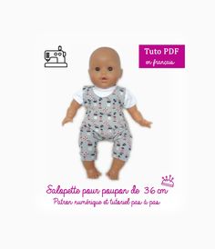 an image of a baby doll that is in the middle of it's package