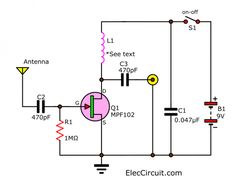 an electronic circuit diagram showing the current voltages