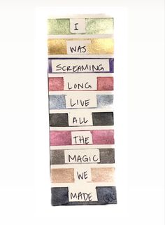 i was screaming long live all the magic we made art print on canvas by artist and teacher