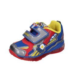 Blue Sneakers With Red Sole And Round Toe, Red Sneakers With Removable Insole For Sports, Red Synthetic Sneakers With Removable Insole, Red Lace-up Sneakers With Removable Insole, Red Textiles, International Brands, Sneakers Blue, Best Brand, Boys Shoes