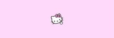 a hello kitty wallpaper in pink with a bow on it's head and eyes