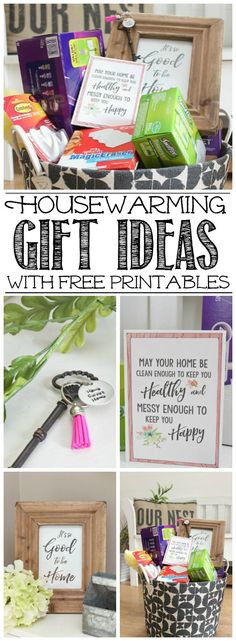 the ultimate housewarming gift ideas with free printables