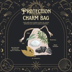 Protection Bags Witchcraft, Spell Charm Bags, Witchcraft Charm Bags, Witchcraft Bag Spells, Protection Satchel Witchcraft, Protection Sachet Bags, Herbs For Safe Travel Witchcraft, Witch Charm Bags, Sachet Spell Bags