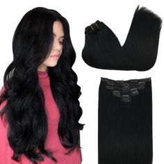 PRICES MAY VARY. Smooth Real Human Hair: Luxurious, genuine human hair extensions, designed for heat flexibility and enduring wear. Their silky, tangle-resistant weave integrates seamlessly with your hair, offering unparalleled comfort and a boost of confidence with every use. High-Quality Clips for Quick Wear: Our clip in extensions boast slim, silicone-backed clips for a barely-there feel, securely stitched and cushioned with gentle rubber to safeguard your scalp and hair. The PU design makes Colored Hair Roots, Hair Extensions Clip, Real Human Hair Extensions, Natural Human Hair, Remy Human Hair Extensions, Hair Setting, Clip In Hair, Clip In Extensions, Roots Hair