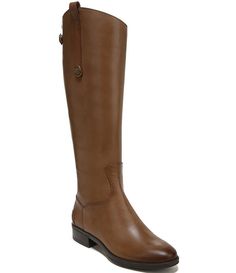 Sam Edelman Penny Tall Leather Riding Boots | Dillard's Brown Winter Riding Knee-high Boots, Leather Knee-high Riding Boots For Winter, Wide Calf Knee-high Riding Boots, Leather Lined Riding Boots For Fall, Leather Lining Riding Boots For Fall, Riding Boots With Leather Lining For Fall, Leather Knee-high Riding Boots, Brown Wide Calf Boots For Riding, Fall Riding Knee-high Boots With Leather Lining