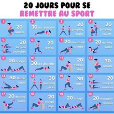 a poster showing how to do the 30 - minute workout for women in different positions