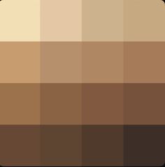 a brown and beige color scheme with different shades