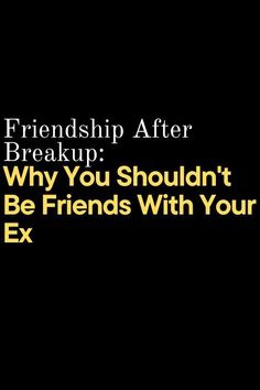 For most people, it's better not to remain friends after a breakup - we've got the reasons for you why.