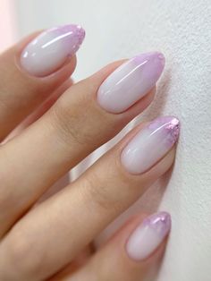 Trending Summer Nails, Purple Ombre Nails, Unghie Sfumate, Nails Ombre, Ombre Nail Designs