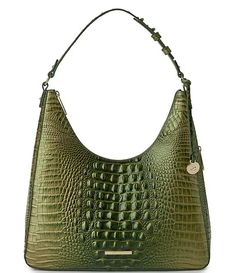 BRAHMIN Melbourne Collection Matcha Green Tabitha Shoulder Bag | Dillard's Office Shoulder Bag In Green With Palladium Hardware, Office Shoulder Bag With Green Palladium Hardware, Green Shoulder Bag With Palladium Hardware For Office, Luxury Rectangular Hobo Bag With Zipper, Luxury Rectangular Hobo Bag With Zipper Closure, Green Tote Shoulder Bag With Palladium Hardware, Green Shoulder Bag With Double Handle And Palladium Hardware, Green Shoulder Bag With Palladium Hardware And Double Handle, Green Luxury Shoulder Bag With Zipper Closure