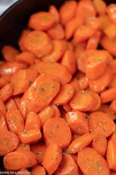 the carrots are cooked and ready to be eaten