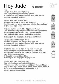 the beatles guitar chords for hey jude