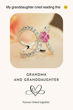 Celebrate the bond you share with your grandma or granddaughter with the Awareness Avenue Infinity Loop Ring! WIth a Lifetime Guarantee this ring is the perfect gift for this holiday season. Mother's Day Sterling Silver Rings As Gift, Elegant Diamond Rings For Mother's Day, Elegant Infinity Ring As Gift, Elegant Rings For Anniversary And Mother's Day, Round Cut Jewelry For Mother's Day Gift, Elegant Cubic Zirconia Ring For Mother's Day, Elegant Valentine's Day Gift Rings, Mother's Day Fine Jewelry Rings As Gift, Mother's Day Fine Jewelry Rings Gift