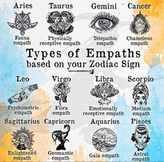 the types of empaths based on your zodiac sign, by leo and libra