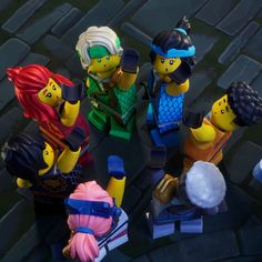 the legos are all dressed up and ready to be played in an upcoming video game