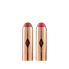 Charlotte Tilbury Beach Stick, Luxury Makeup Products, Gold Sunset, Cream Blush Stick, Blush Stick, Face Kit, Makeup Shades, Eye Makeup Pictures, Color Corrector