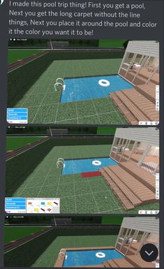 an animated video game showing how to use the pool in your home or office area