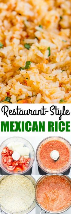 mexican rice is an easy and delicious side dish that can be made in less than 10 minutes