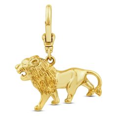 Let your fierce style roam free with this polished lion charm. 10K yellow gold Create your own unique curation as you build your Charm'd by Lulu Frost Collection Exclusively at Jared® Jewelry Style Guide, Lion Charm, Diamond Fashion Jewelry, Black Engagement Ring, Lulu Frost, Jewelry Staples, Diamond Anniversary Bands, Jared The Galleria Of Jewelry, Black Diamond Ring Engagement