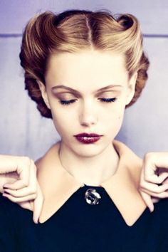 40s Hairstyles, Frida Gustavsson, Bridget Bardot, Anja Rubik, Barbara Palvin, Amy Winehouse, Look Vintage