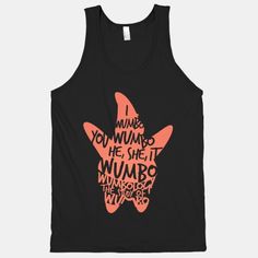 Wumbo (tank) | HUMAN Nostalgic 90s, Tv Comedy, Kids Tank Tops, Square Pants, Custom Tank Tops, Shirt Sayings, Funny Tank Tops, 90s Shirts