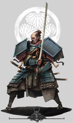 Arcane Punk, Sengoku Era, Japanese Vibe, Fantasy Samurai, Futuristic Samurai, Medieval Character, Samurai Concept, Ninja Gear, Ronin Samurai