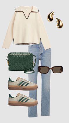 Adidas Gazelle Outfit, Adidas Gazelles, Shell Glasses, Scandi Fashion, Tortoise Shell Glasses, Mum Fashion, Winter Fashion Outfits Casual, Adidas Outfit