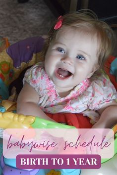 1 Year of Babywise: Summaries and Schedules 12 Month Schedule, Babywise Schedule, Sleep Guide, Cry It Out, Old A, Pack And Play