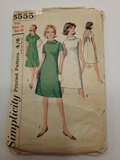 an old fashion sewing pattern from the 1950's