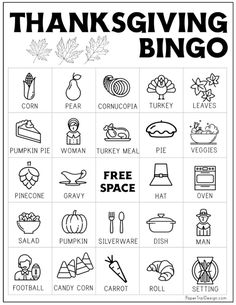 thanksgiving printables for kids that are free to use in the classroom or at home