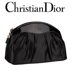 Got This As A Gift With Purchase, Never Used! Brand New Elegant Black Clutch Cosmetic Bag, Luxury Black Cosmetic Bag With Removable Pouch, Luxury Black Cosmetic Bag For Evening, Black Cosmetic Bag With Removable Pouch For Evening, Elegant Cosmetic Bag With Dust Bag, Designer Makeup Bag, Fake Makeup, Dior Cosmetics, Play Doll