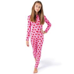 These plush PJs keep little ones cute and cozy, and they’re a hit with boys and girls who wear them everywhere (and love taking silly pics). The Stay-Soft® Fleece holds onto fun festive colors and stands up to machine washing so it always looks cute while keeping the soft, fuzzy feel of real fleece. These plush fleece pajamas make kids look so cute and cozy at night. Plus, they’re a hit with older boys and girls for road trips or around home fun. Unlike cheaper kids’ one piece pajamas that can b Plush Pajamas, Thermal Pajamas, Girls F, Stay Soft, One Piece Clothing, Onesie Pajamas, Soft Heart, Kids Fleece, Footie Pajama