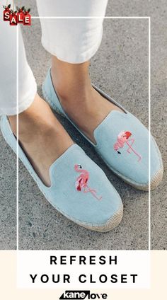 Flamingo Slipper Espadrilles Elevate Your Style, Flamingo, Your Style, Espadrilles, Slippers, Women Shoes, Free Shipping, Blue