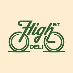 the logo for high street deli